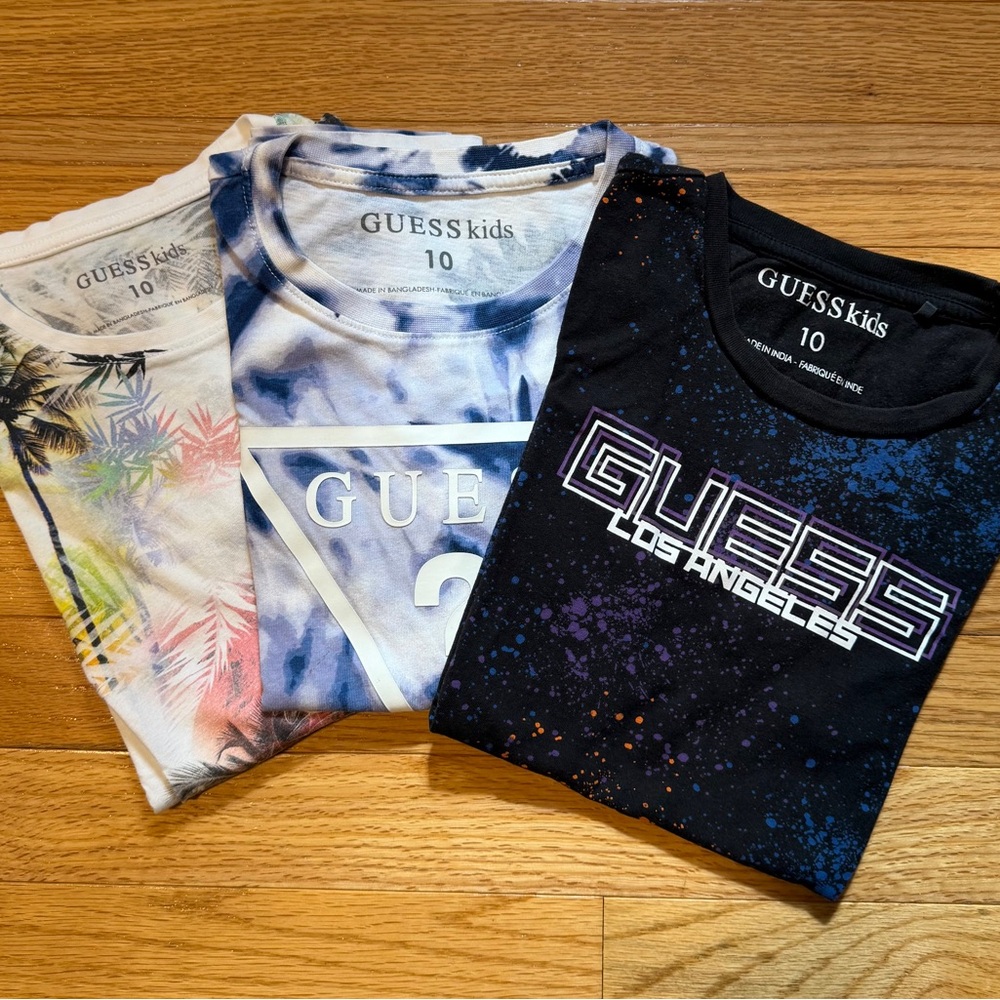 Guess Kids Graphic Tees - set of 3